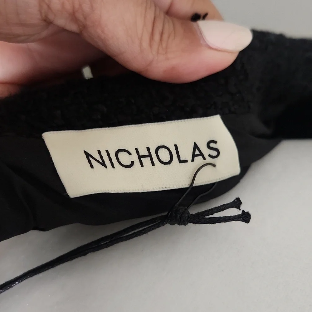 NWT NICHOLAS The Label Sunny tweed dress